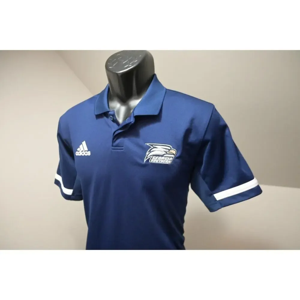Adidas Golf Polo ClimaCool GSU Georgia Southern Athletic‎ Golf Shirt Mens Medium
